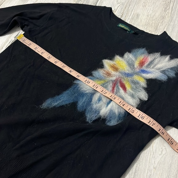 Troubadour floral Lambswool Blend Sweater Size XS - Picture 5 of 8